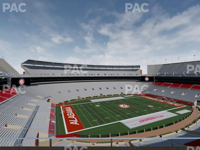 Bryant-Denny Stadium - Section U 3 O Seat View
