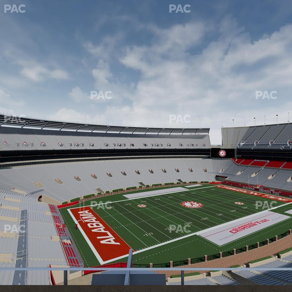 Bryant-Denny Stadium - Section U 3 P Seat View