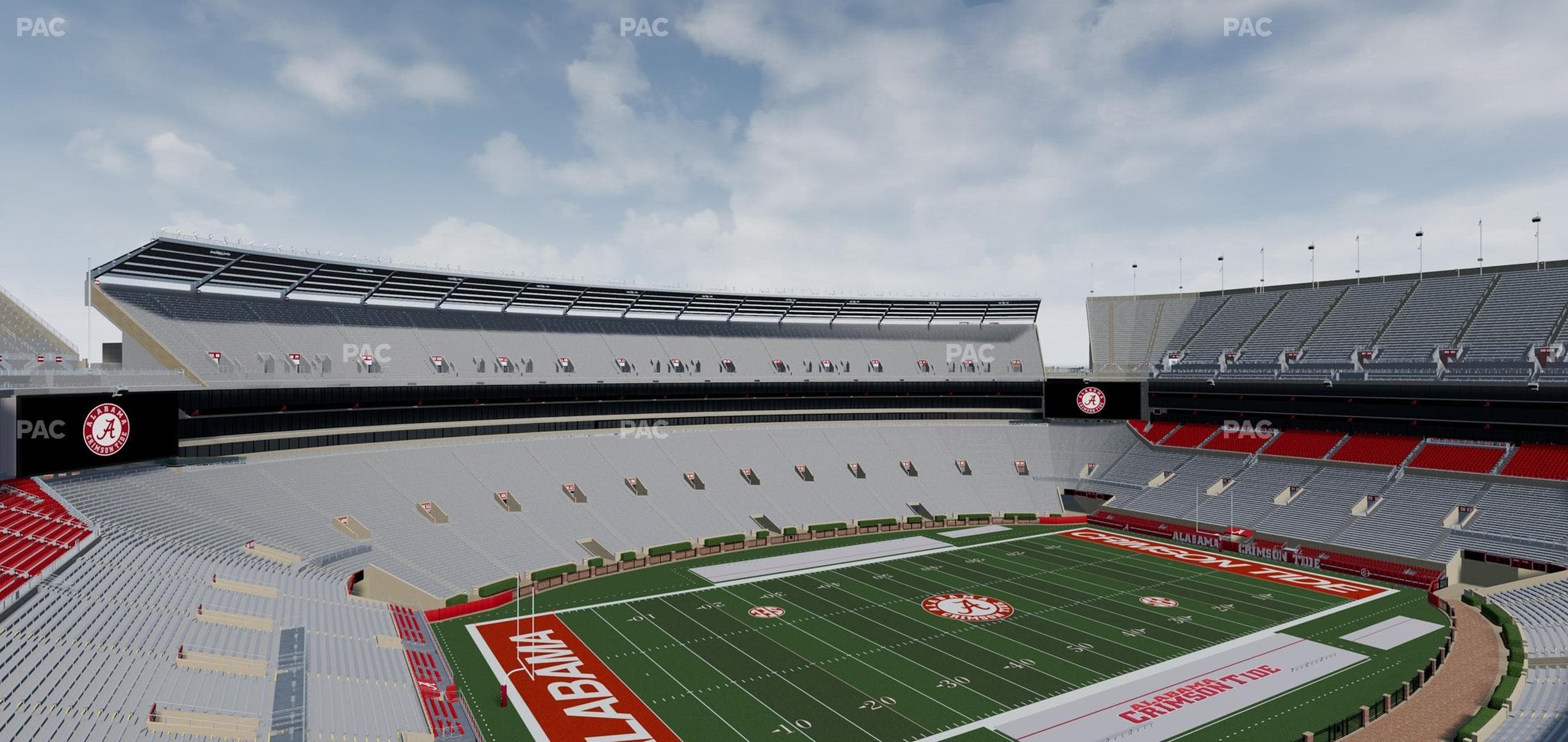 Bryant-Denny Stadium - Section U 3 P Seat View