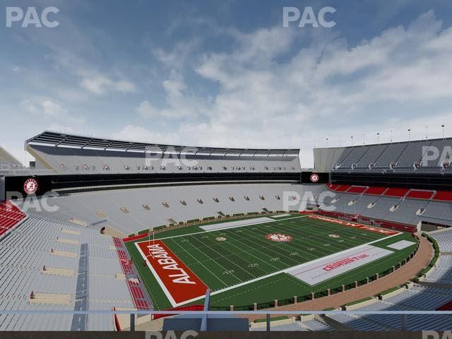 Bryant-Denny Stadium - Section U 3 P Seat View
