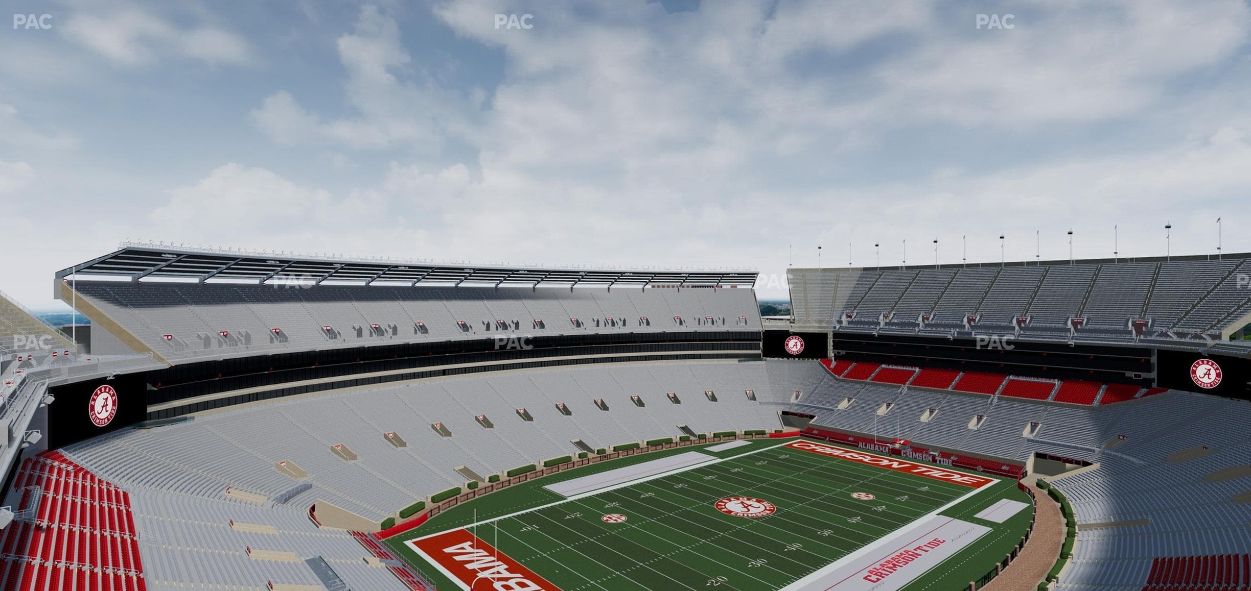 Bryant-Denny Stadium - Section U 3 R Seat View