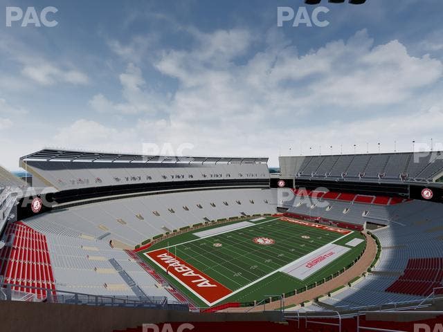 Bryant-Denny Stadium - Section U 3 R Seat View