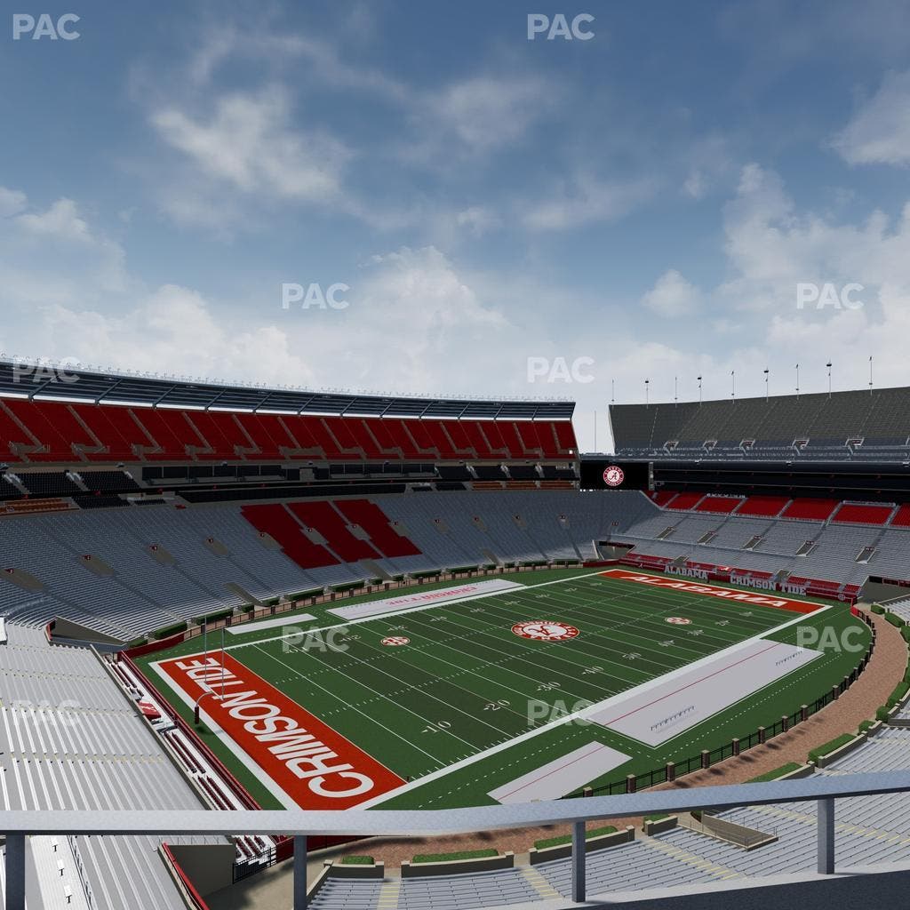 Bryant-Denny Stadium - Section U 4 Bb Seat View