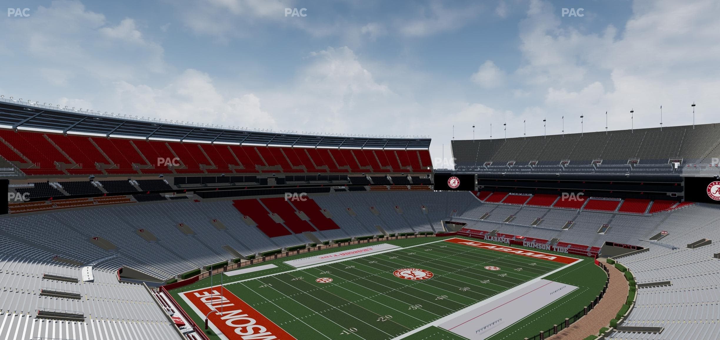 Bryant-Denny Stadium - Section U 4 Bb Seat View