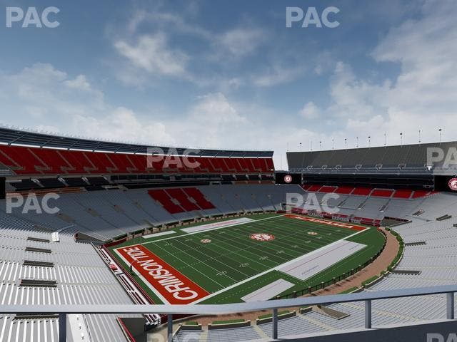 Bryant-Denny Stadium - Section U 4 Bb Seat View