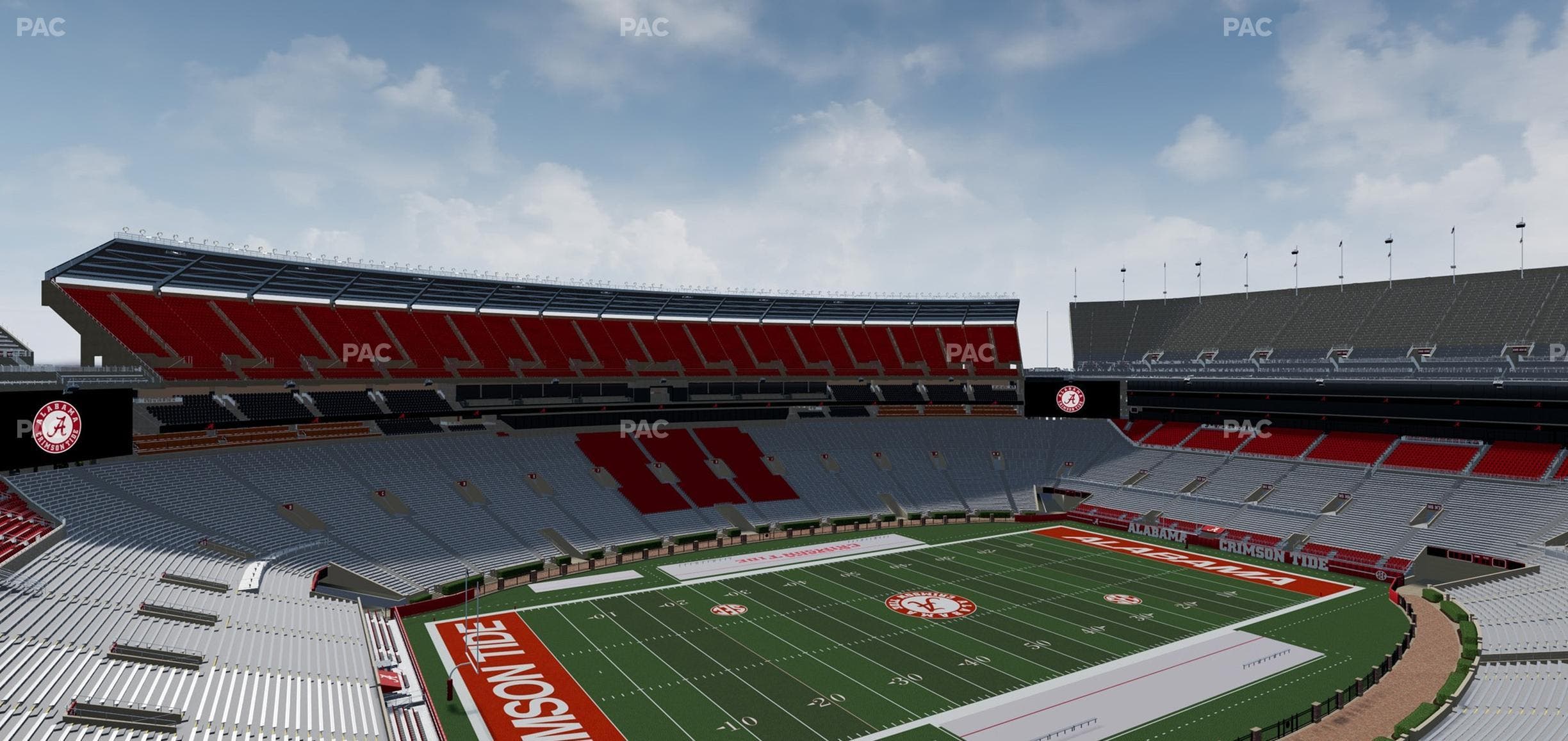 Bryant-Denny Stadium - Section U 4 Cc Seat View