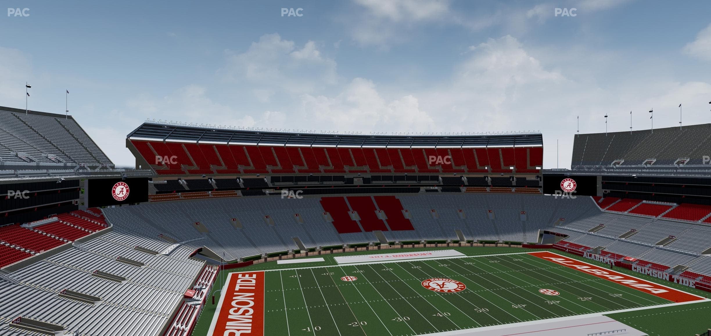 Bryant-Denny Stadium - Section U 4 Ee Seat View