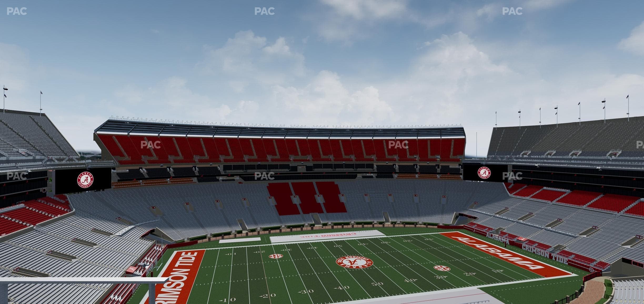 Bryant-Denny Stadium - Section U 4 Ff Seat View