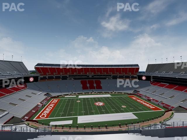 Bryant-Denny Stadium - Section U 4 Gg Seat View
