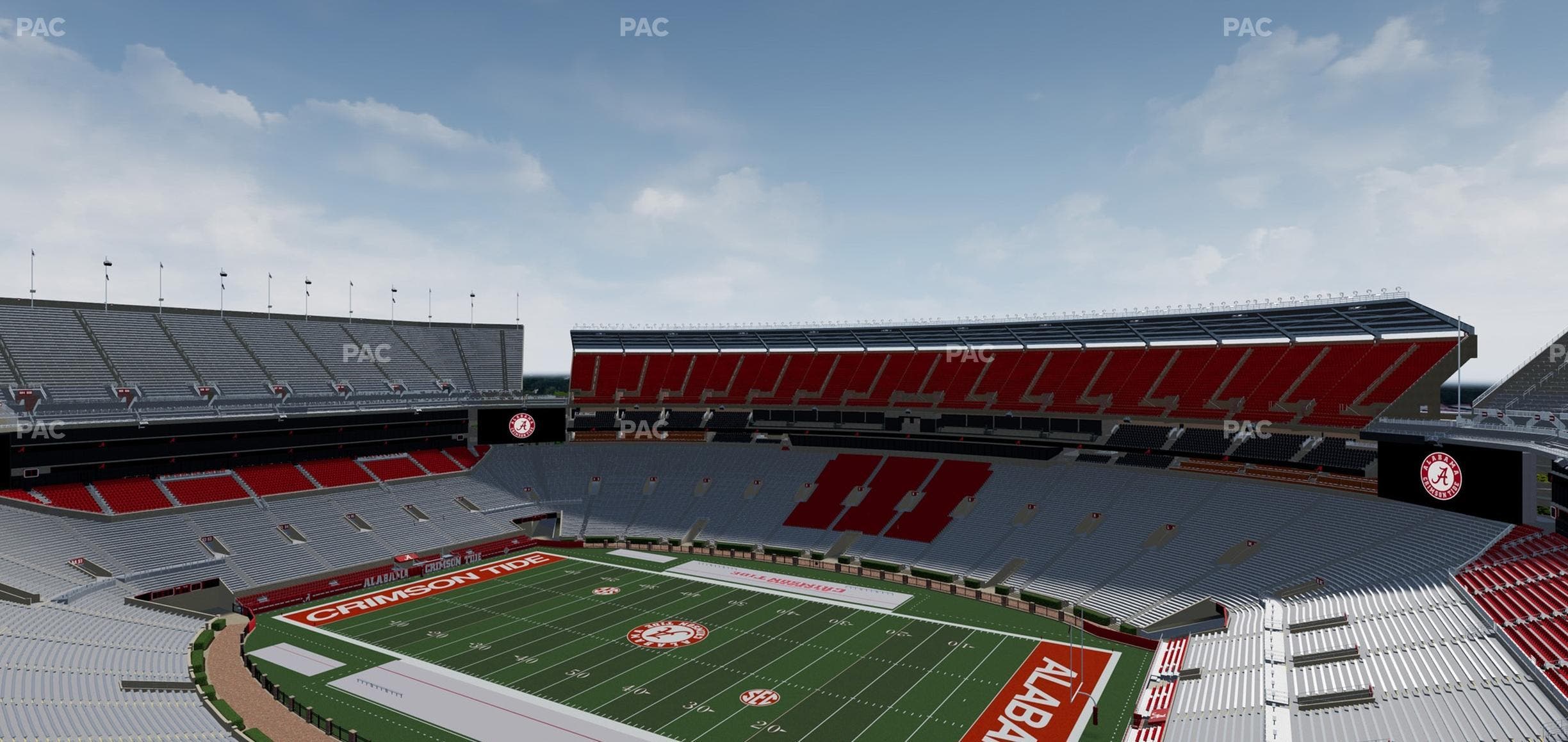 Bryant-Denny Stadium - Section U 4 Pp Seat View