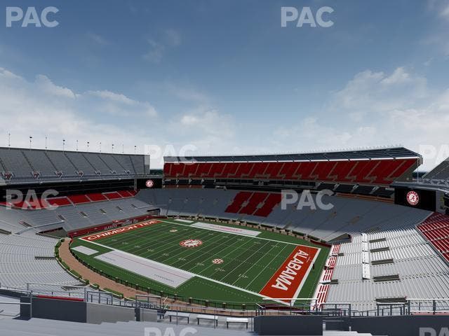 Bryant-Denny Stadium - Section U 4 Pp Seat View