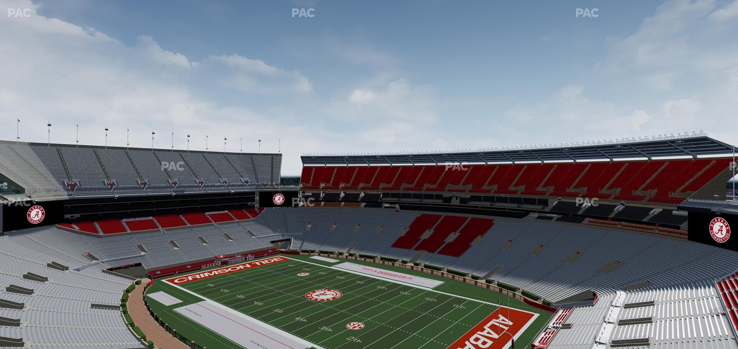 Bryant-Denny Stadium - Section U 4 Qq Seat View