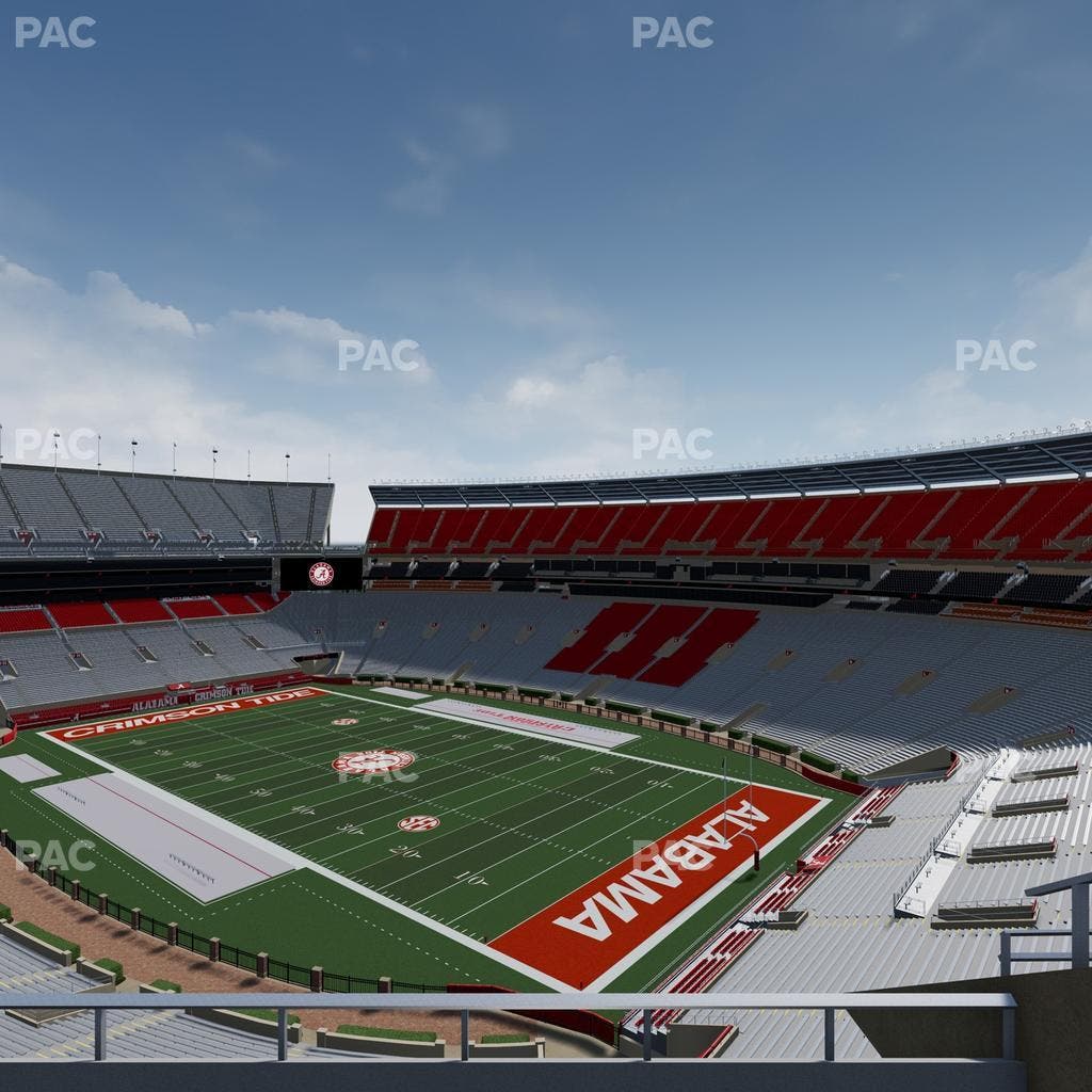 Bryant-Denny Stadium - Section U 4 Rr Seat View