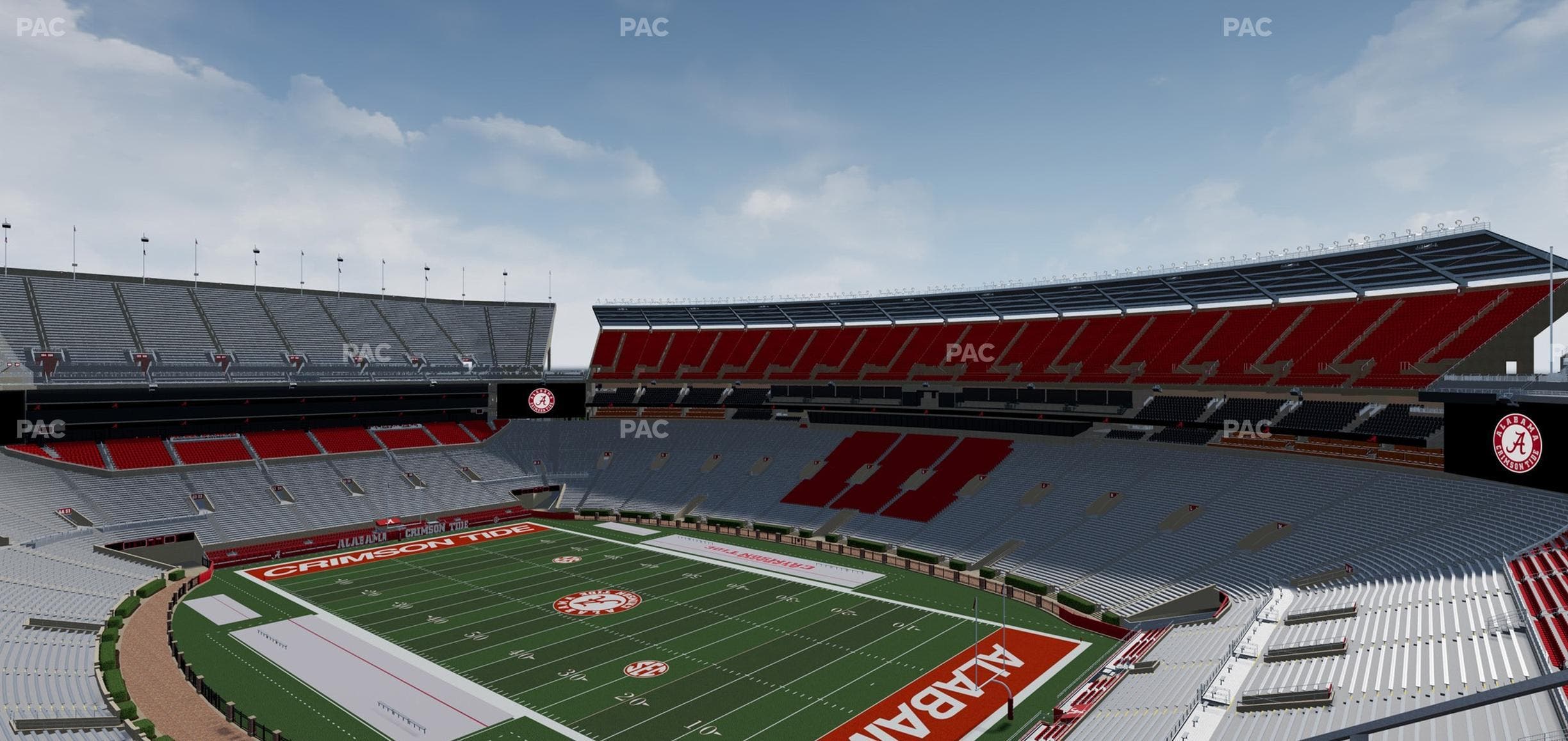 Bryant-Denny Stadium - Section U 4 Rr Seat View