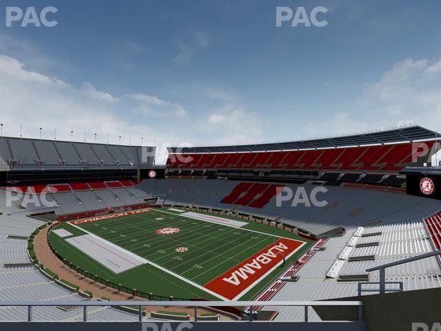 Bryant-Denny Stadium - Section U 4 Rr Seat View