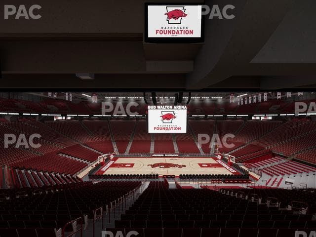 Bud Walton Arena - Section 101 Wc Seat View