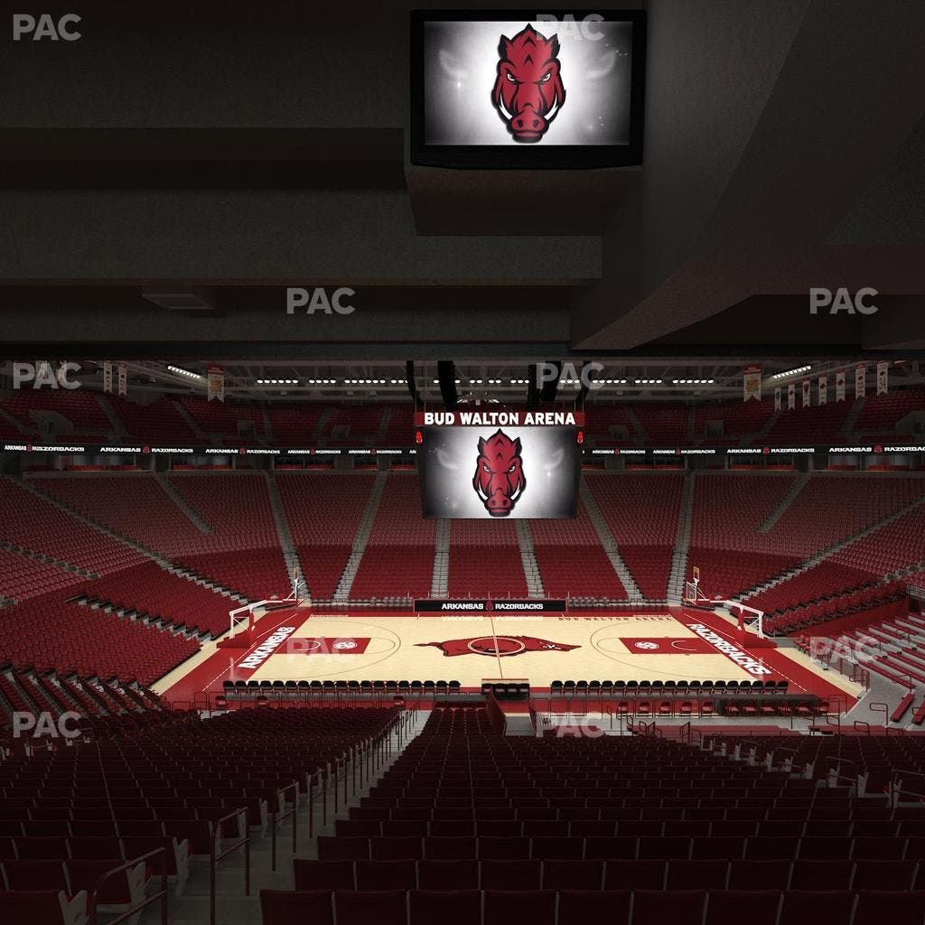 Bud Walton Arena - Section 101 Wc Seat View