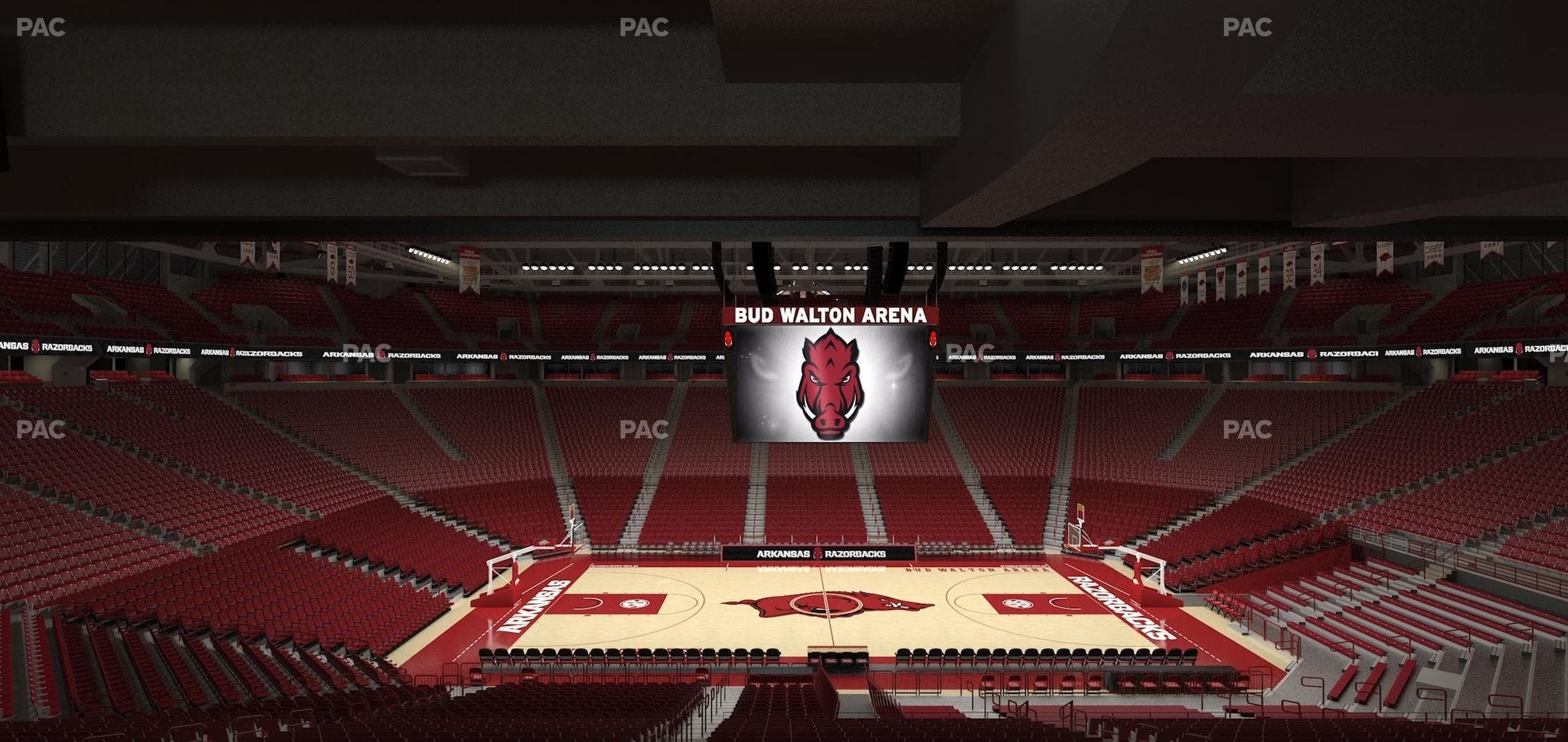 Bud Walton Arena - Section 101 Wc Seat View