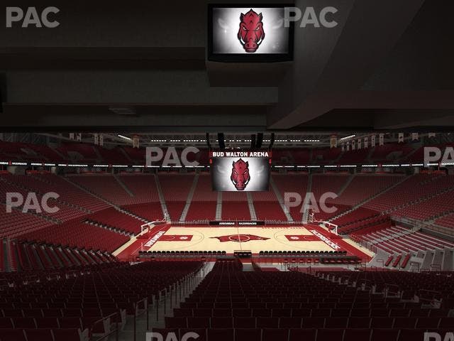 Bud Walton Arena - Section 101 Wc Seat View