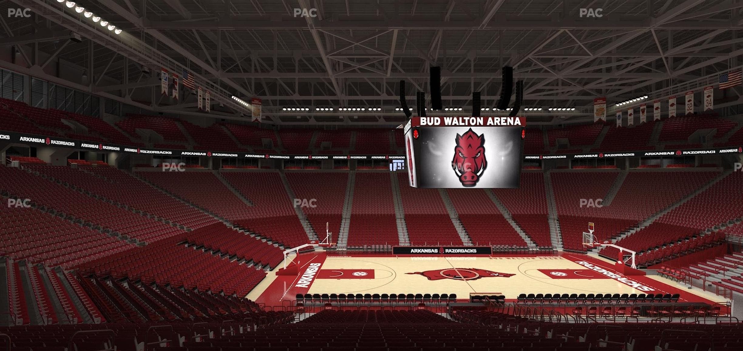 Bud Walton Arena - Section 101 Seat View