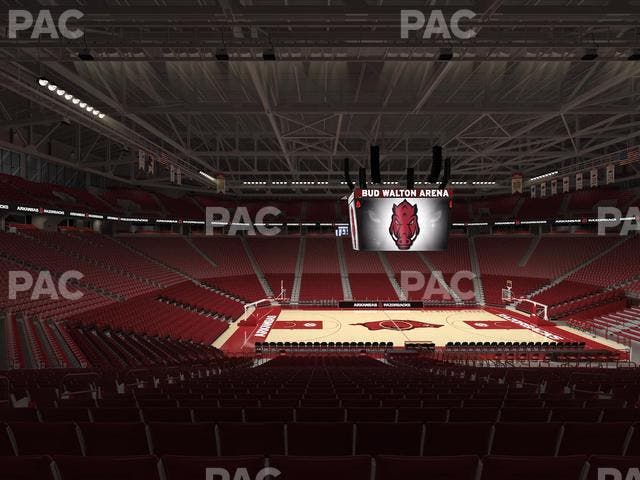 Bud Walton Arena - Section 101 Seat View
