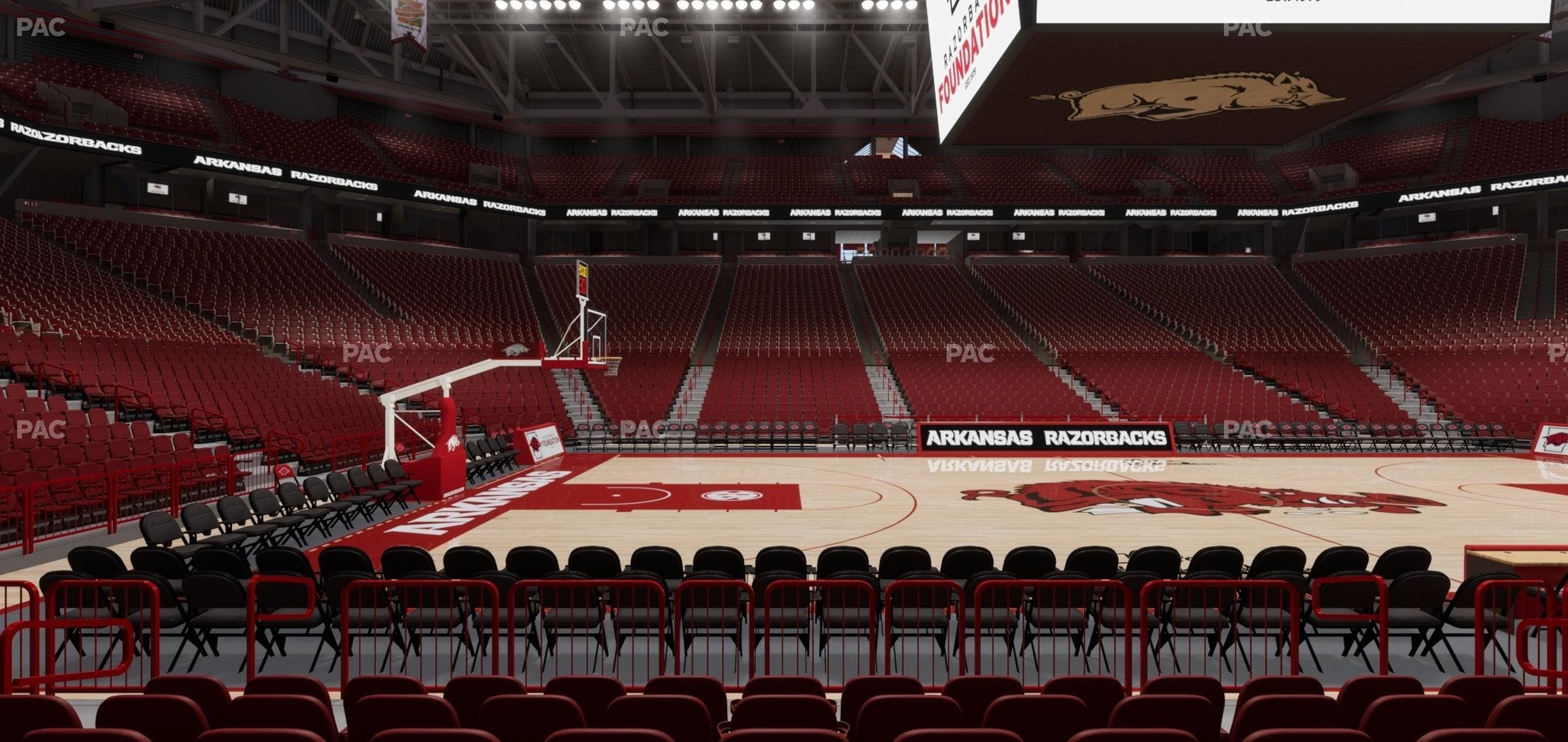 Bud Walton Arena - Section 101 Seat View