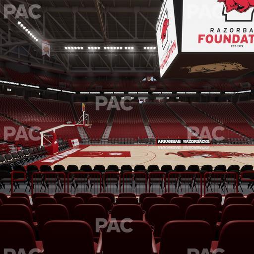 Bud Walton Arena - Section 101 Seat View