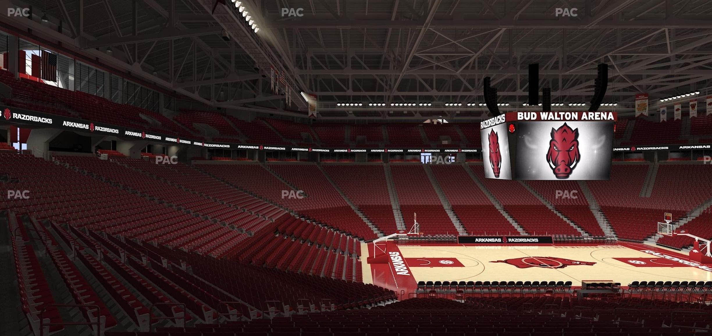 Bud Walton Arena - Section 102 Seat View
