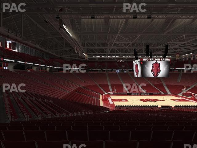 Bud Walton Arena - Section 102 Seat View