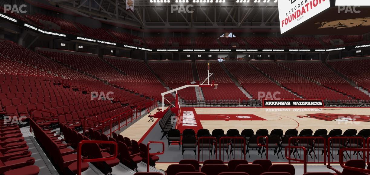 Bud Walton Arena - Section 102 Seat View