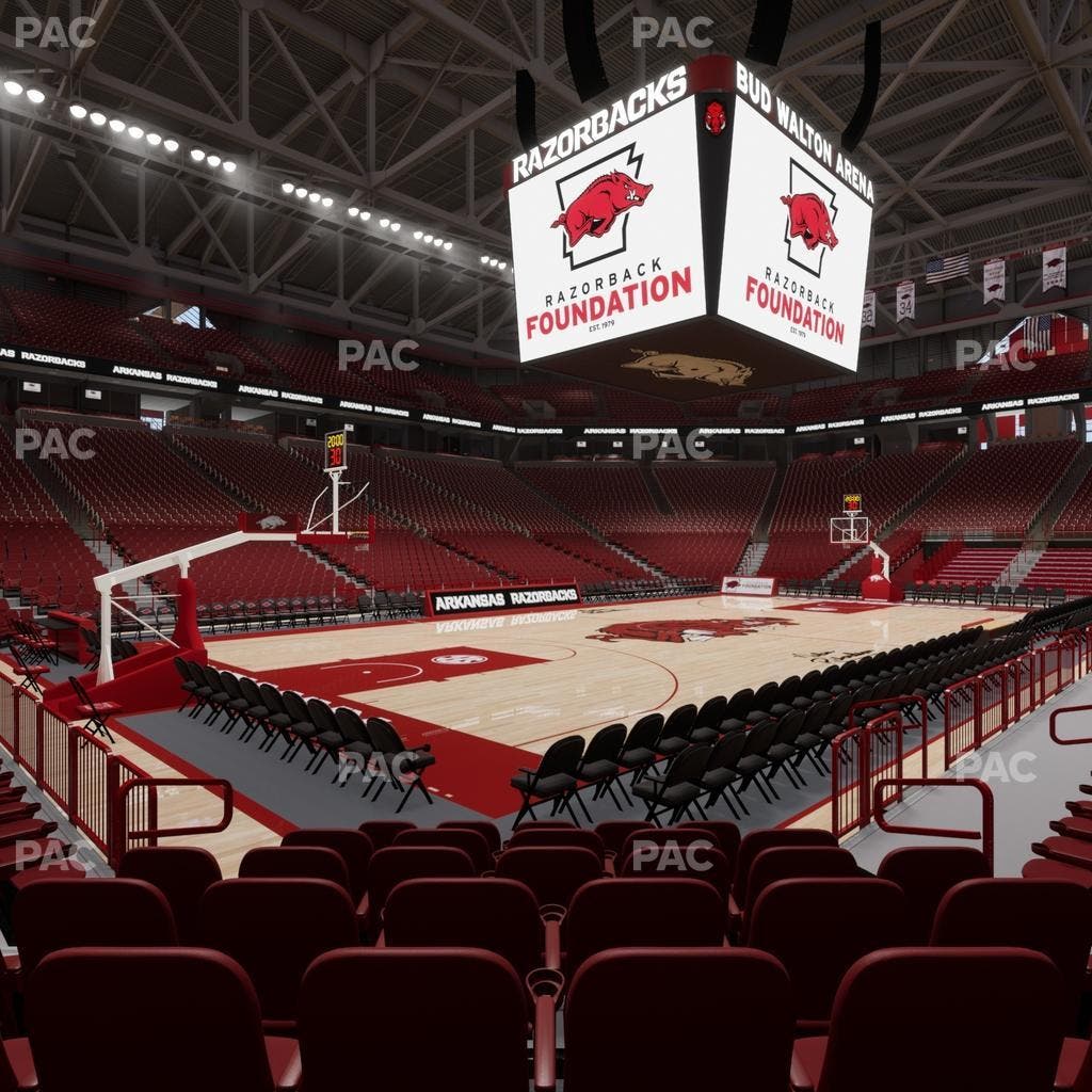 Bud Walton Arena - Section 104 Seat View