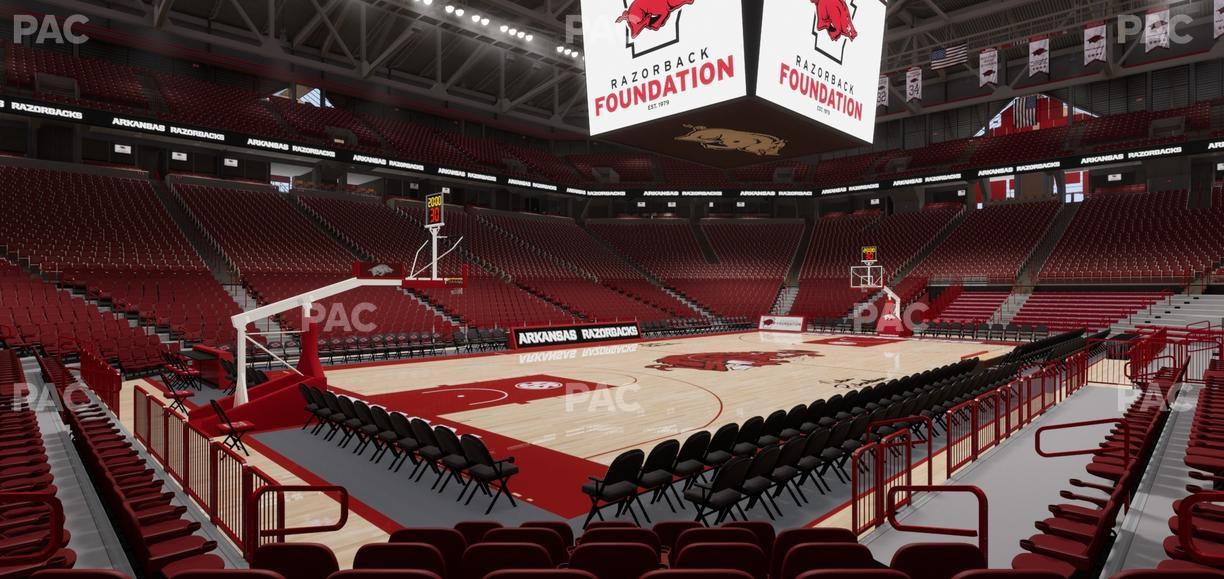 Bud Walton Arena - Section 104 Seat View