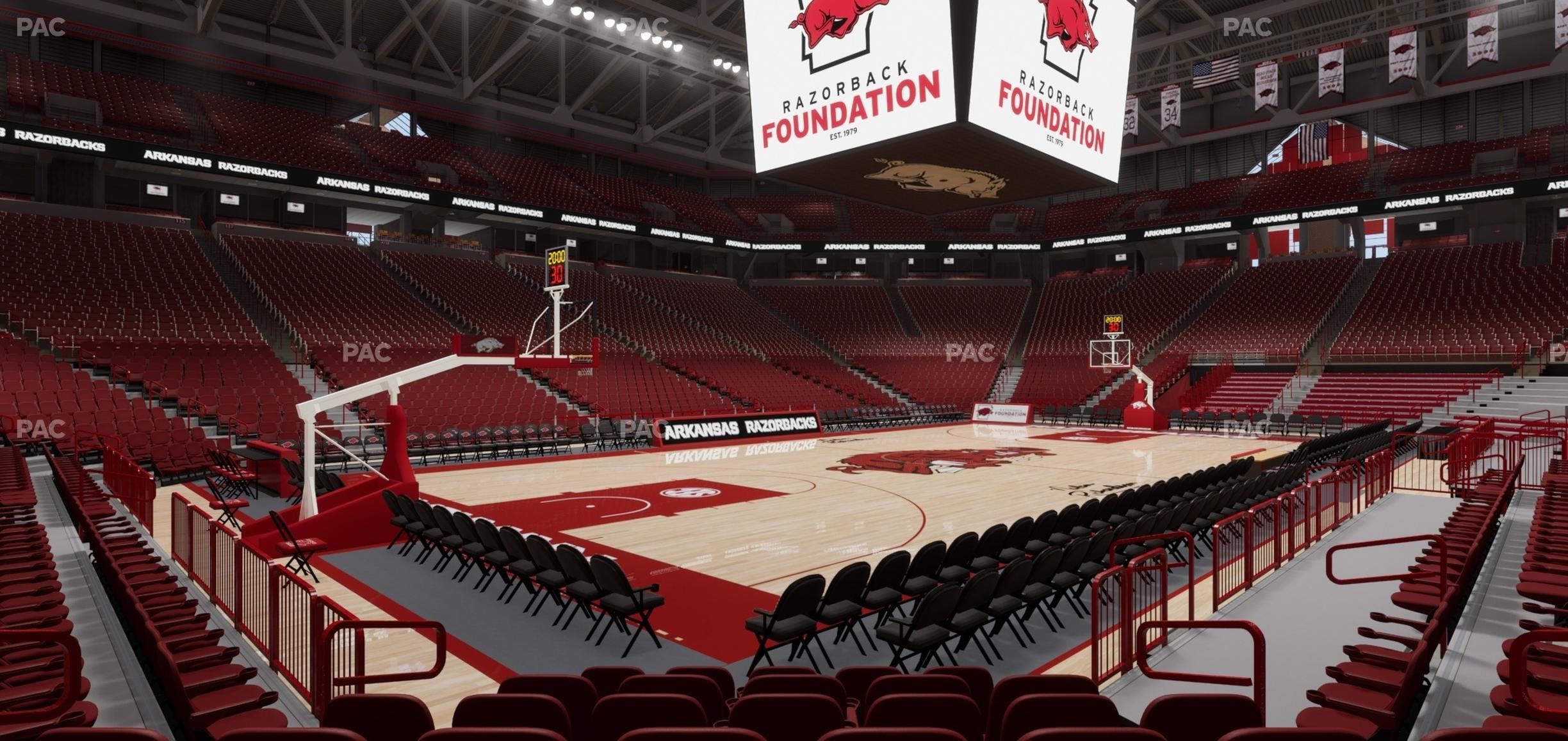 Bud Walton Arena - Section 104 Seat View