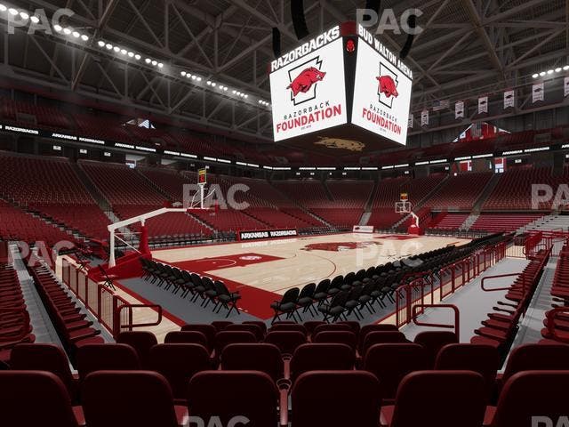 Bud Walton Arena - Section 104 Seat View