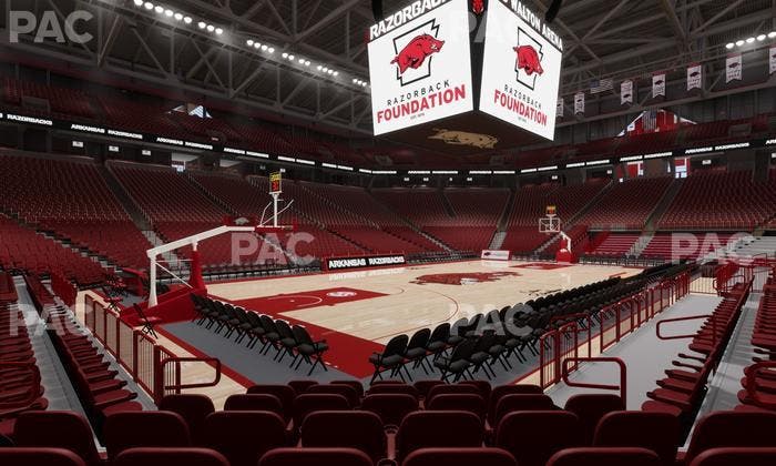Bud Walton Arena - Section 104 Seat View