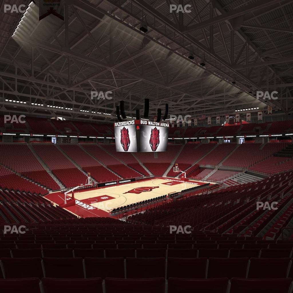 Bud Walton Arena - Section 104 Seat View