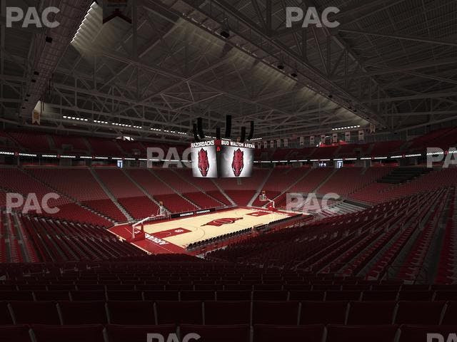 Bud Walton Arena - Section 104 Seat View