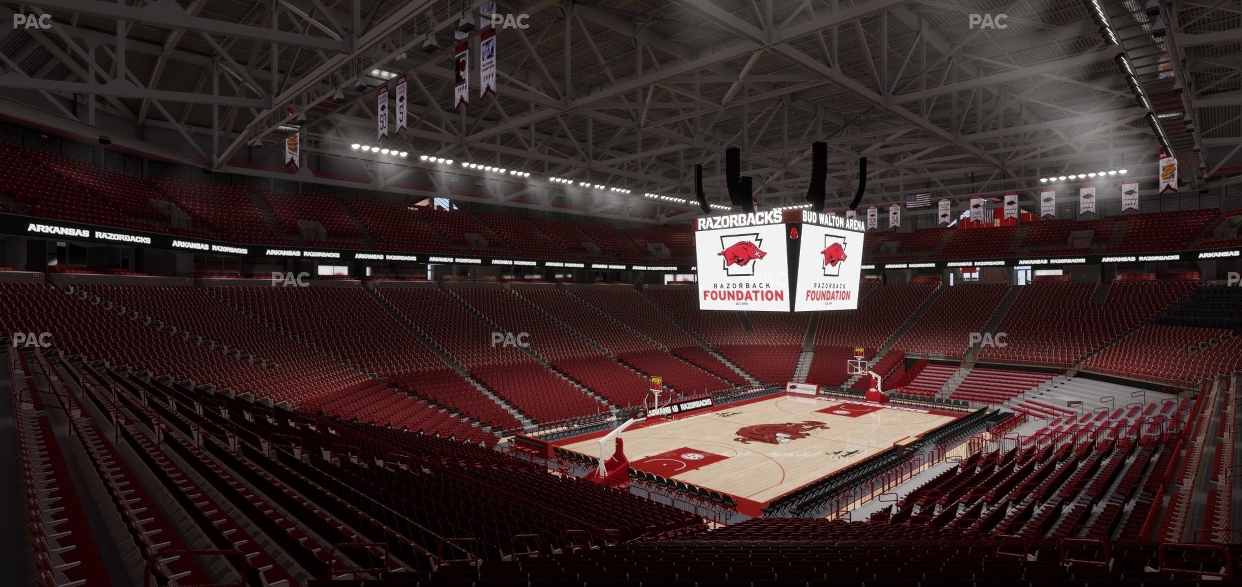 Bud Walton Arena - Section 105 Seat View