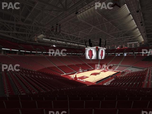 Bud Walton Arena - Section 105 Seat View
