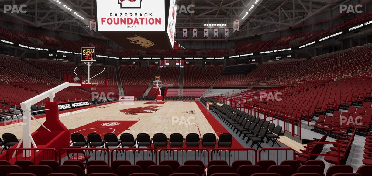 Bud Walton Arena - Section 107 Seat View