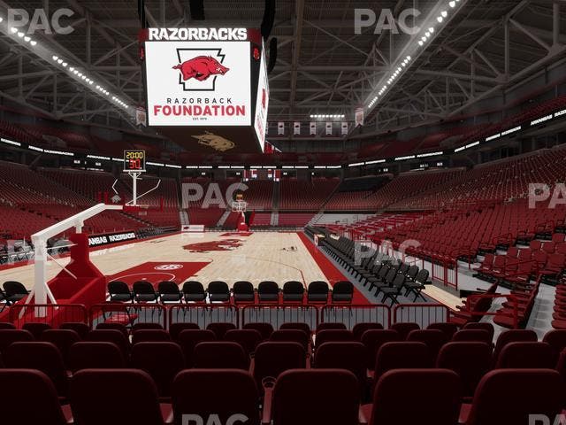 Bud Walton Arena - Section 107 Seat View