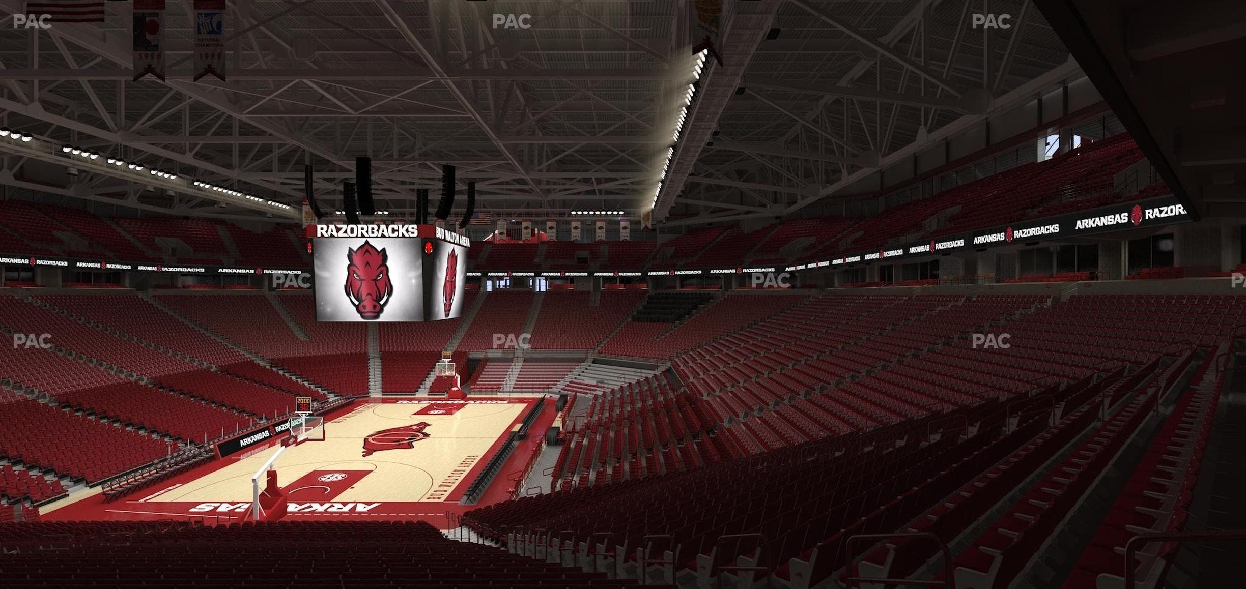 Bud Walton Arena - Section 107 Seat View