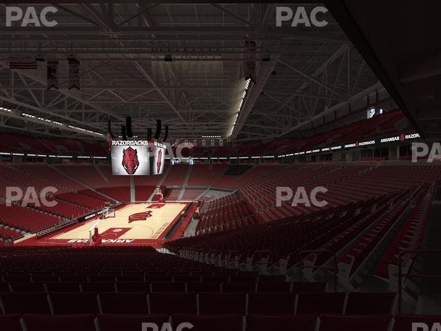 Bud Walton Arena - Section 107 Seat View