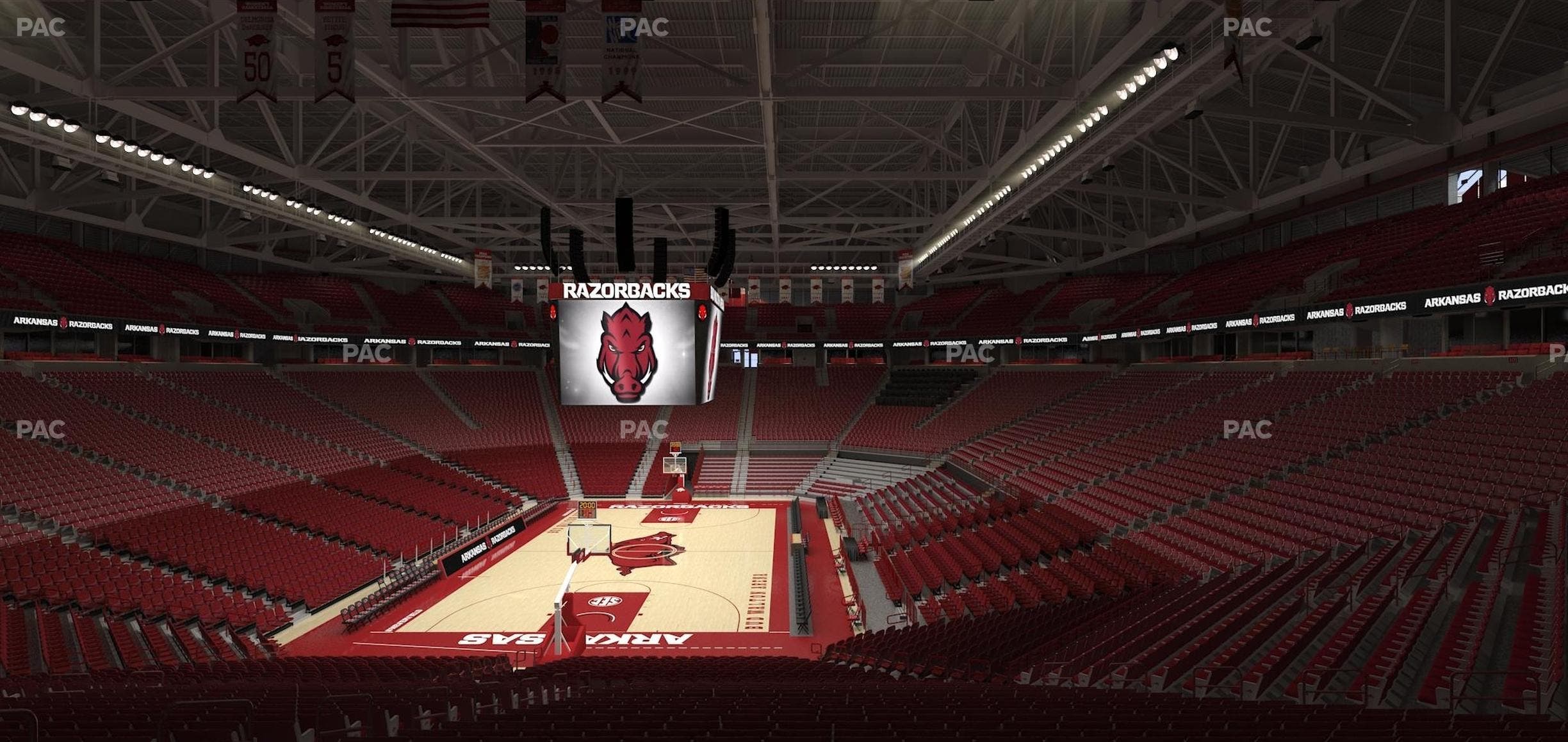 Bud Walton Arena - Section 108 Seat View