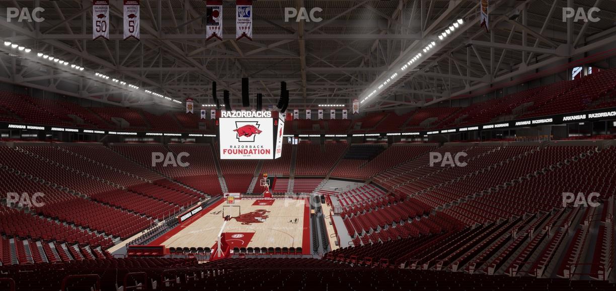 Bud Walton Arena - Section 108 Seat View