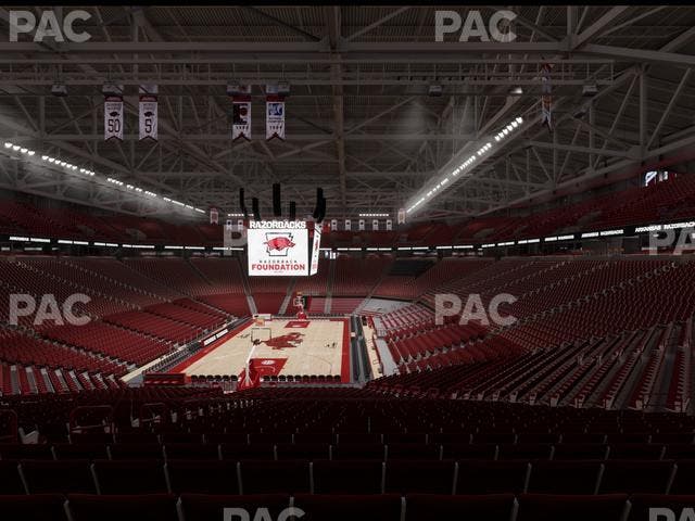 Bud Walton Arena - Section 108 Seat View