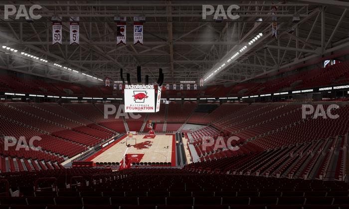 Bud Walton Arena - Section 108 Seat View
