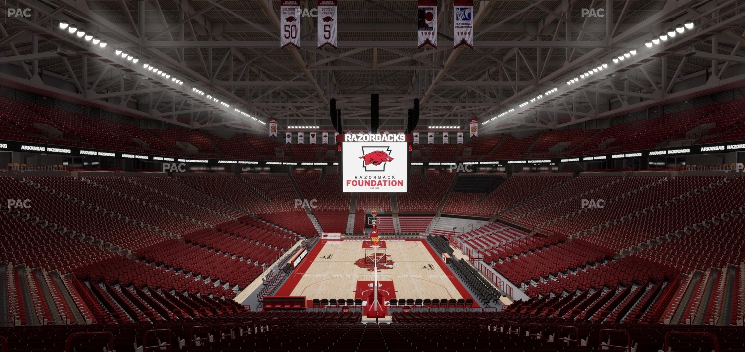 Bud Walton Arena - Section 109 Seat View