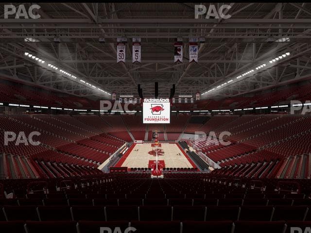 Bud Walton Arena - Section 109 Seat View