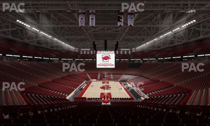 Bud Walton Arena - Section 109 Seat View